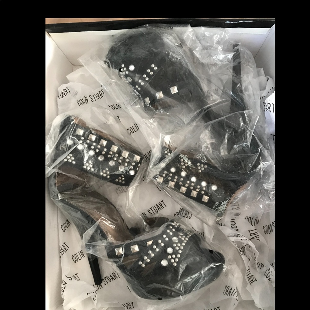 Colin Stuart Studded Heels - Picture 3 of 3